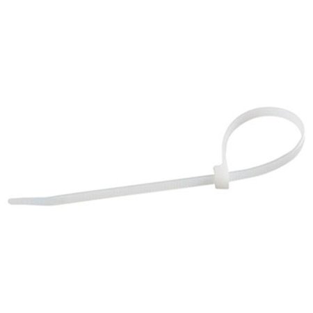 GDB Gdb 46308 8 in. Cable Ties; White - 75 lbs. 46308